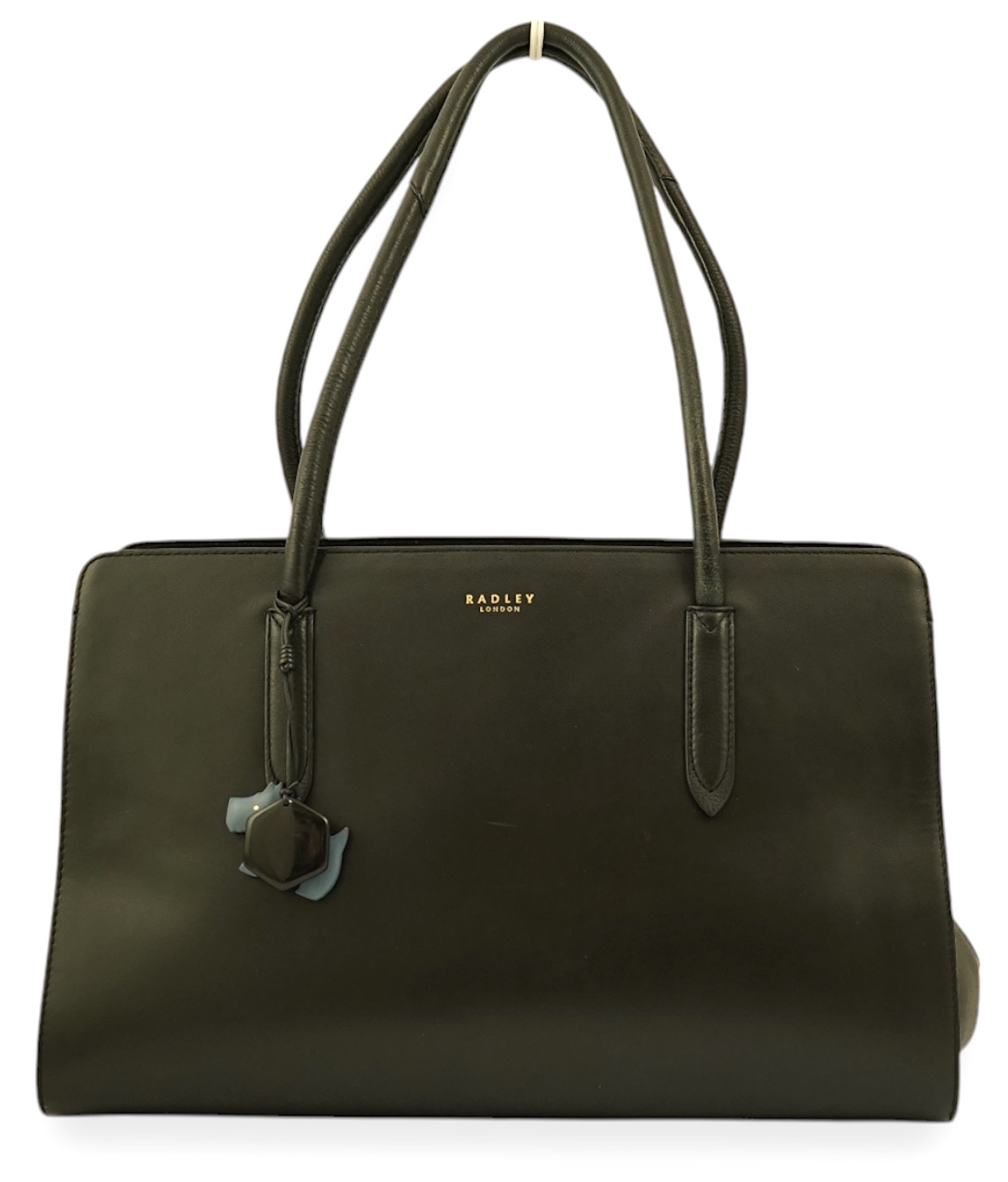 A Radley black leather shoulder bag